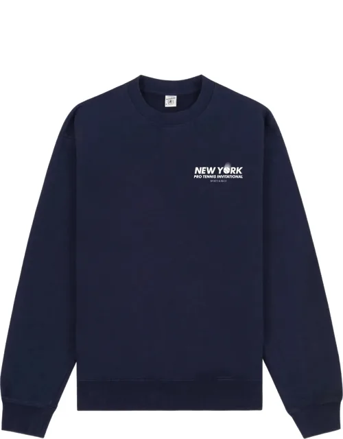 Text-print Crew-neck Sweater