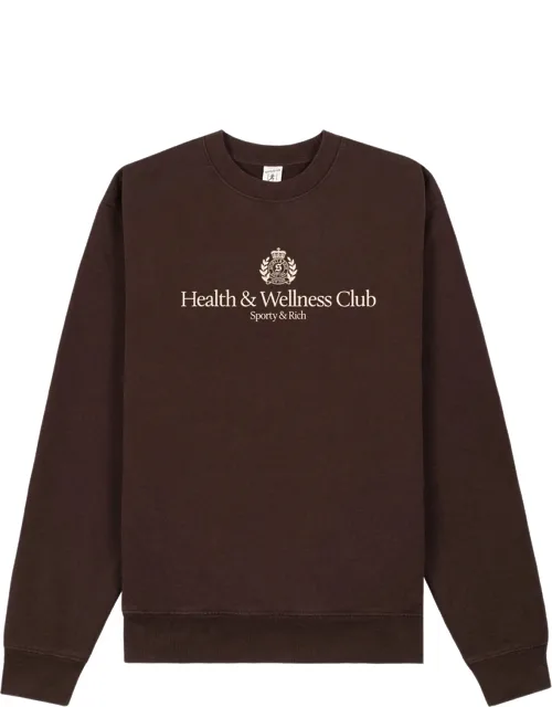 H & W Crest Crew-neck Logo Sweatshirt