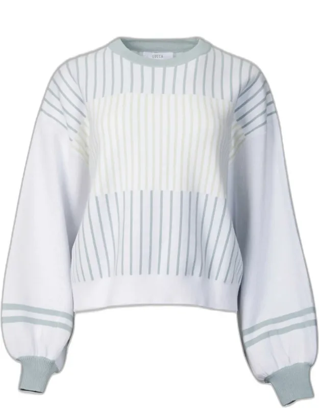 Slouchy Striped Sweater