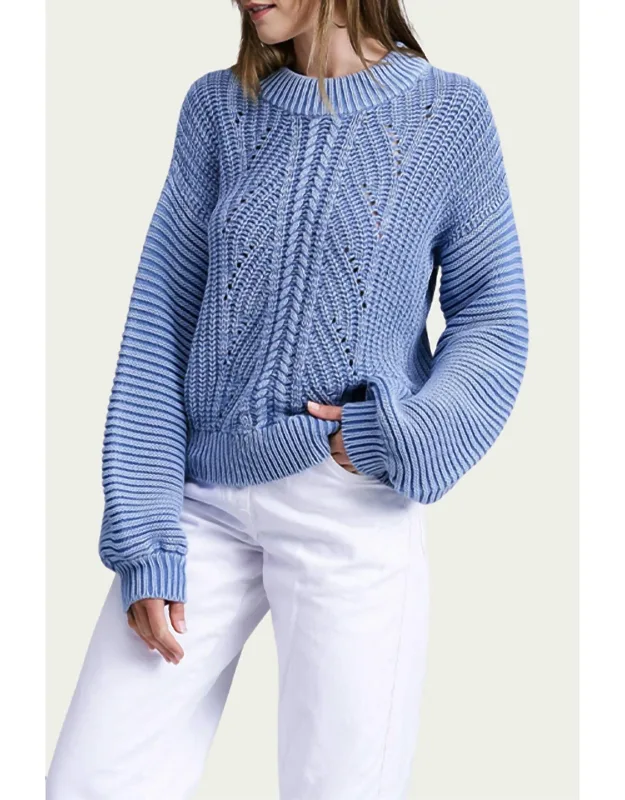 Mineral Wash Ribbed Sweater