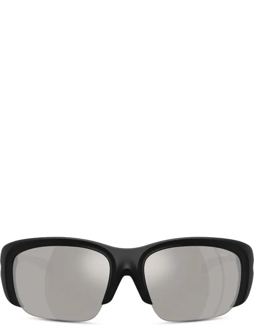 Wrap-around Shape Sunglasses