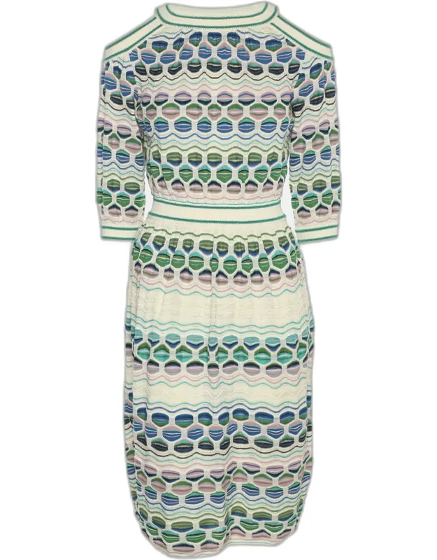 Knit Cut Out Shoulder Dress