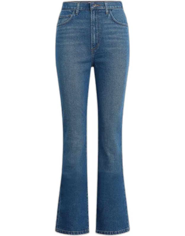 The Valentina Super High-rise Mini Bootcut Jeans