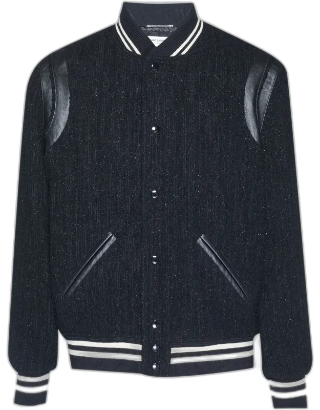 Tweed Varsity Jacket