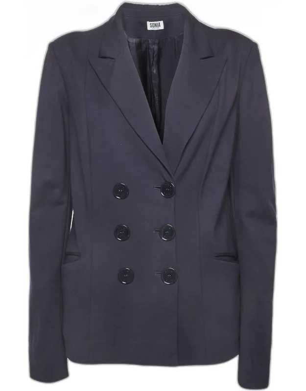 Jersey Double Breasted Blazer