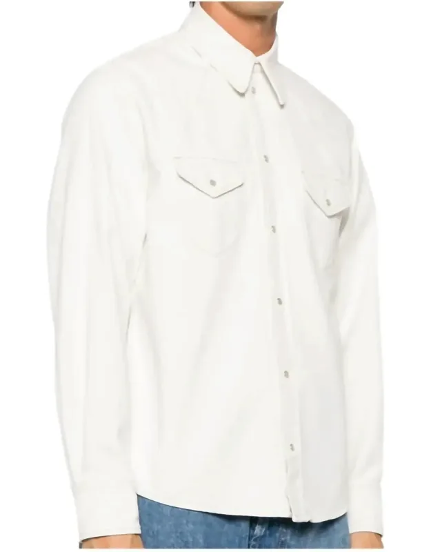 Denim Button Down Shirt