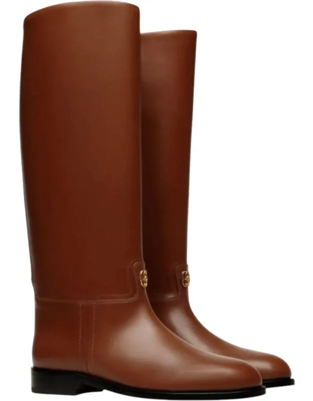 Hollie Leather Knee-high Boots