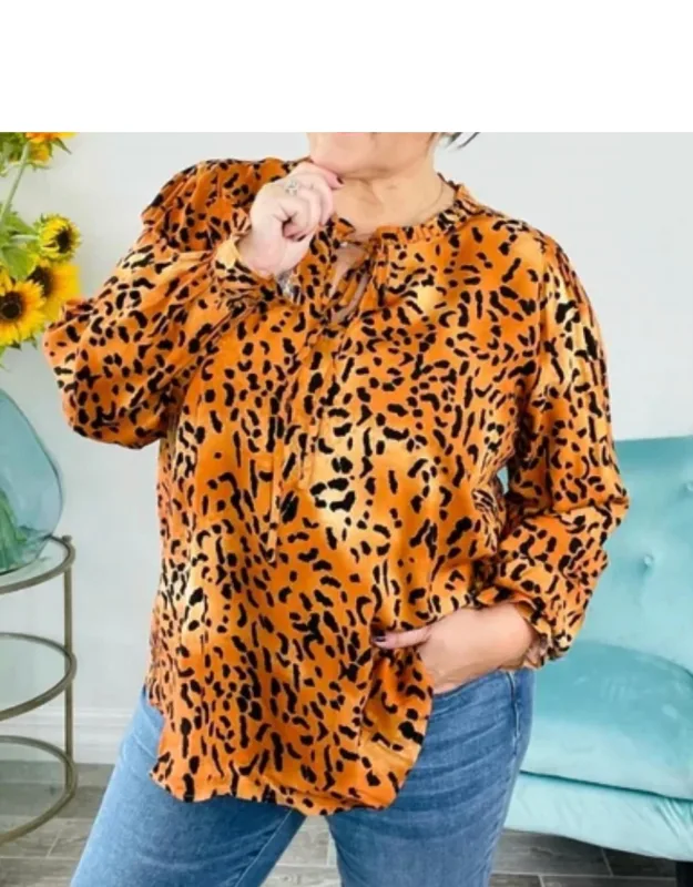 Leopard Long Sleeve Top