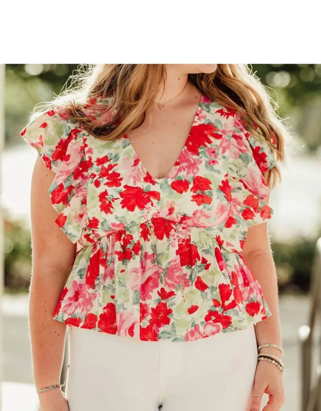 Orchid Ripple Top