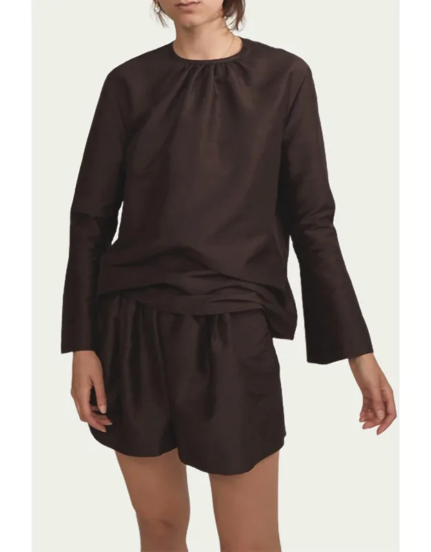 Silk Dupion Shorts