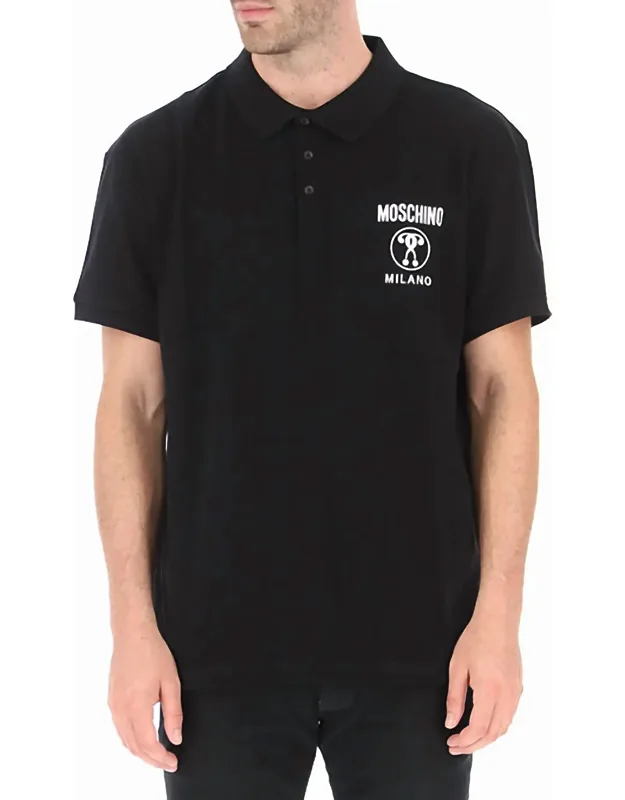 Pique Logo Polo Short Sleeve T-shirt