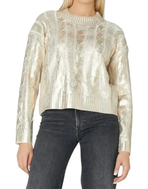Cotton Blend Sweater