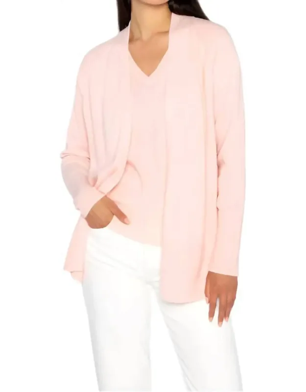 Rib Trim Cardigan