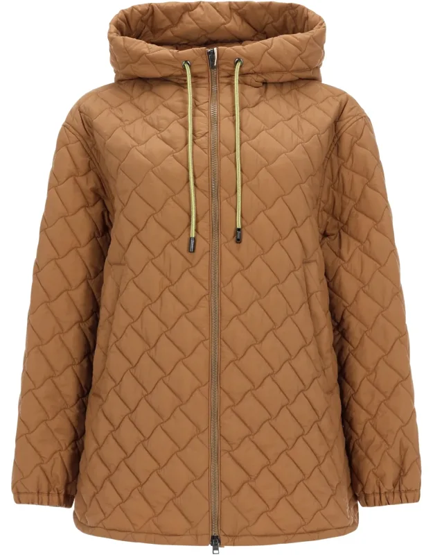 Quilted Jacket With Hood