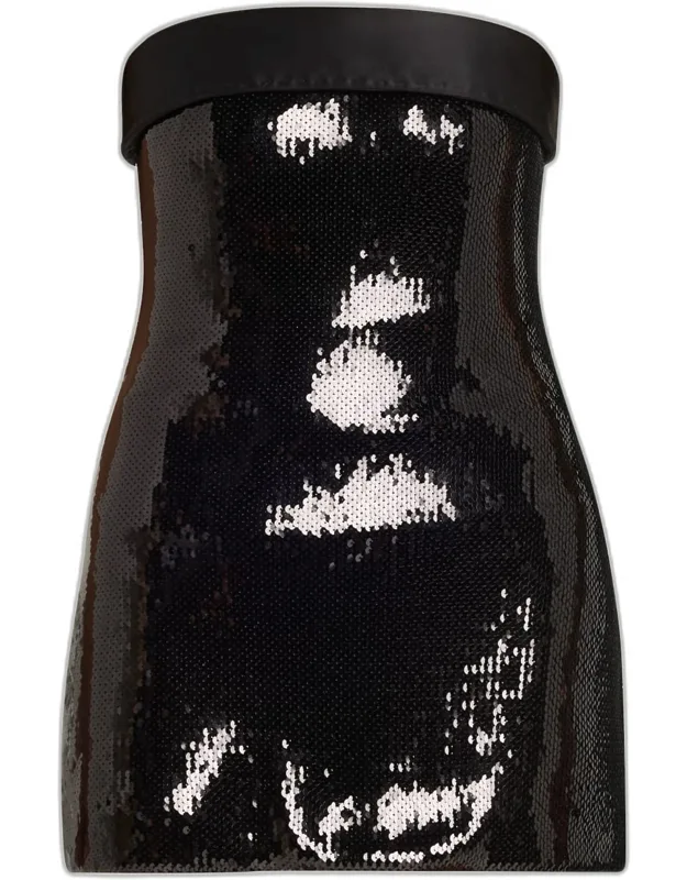 Sequined Mini Dress