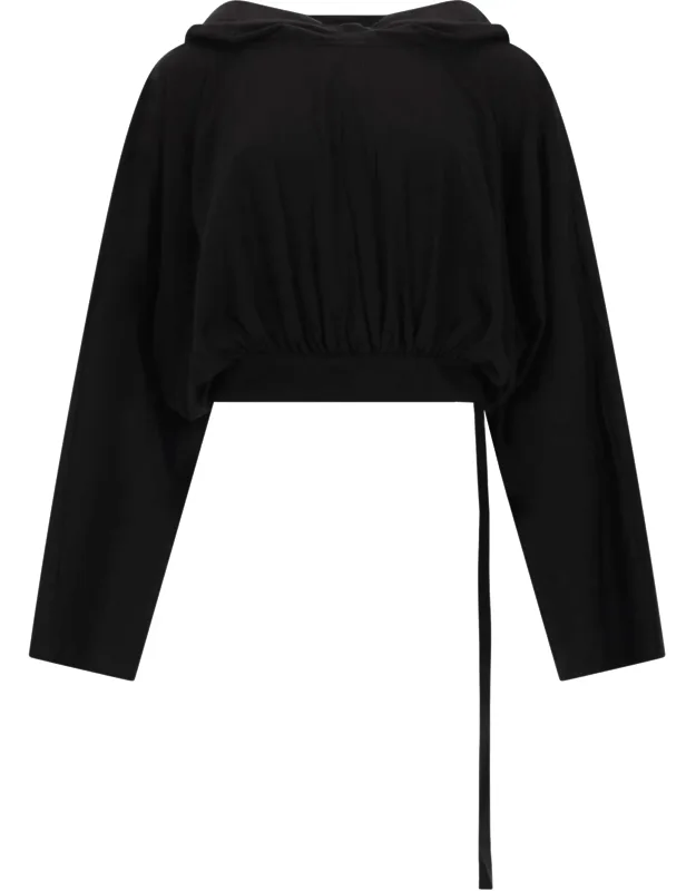 Cropped Hooded T-shirt
