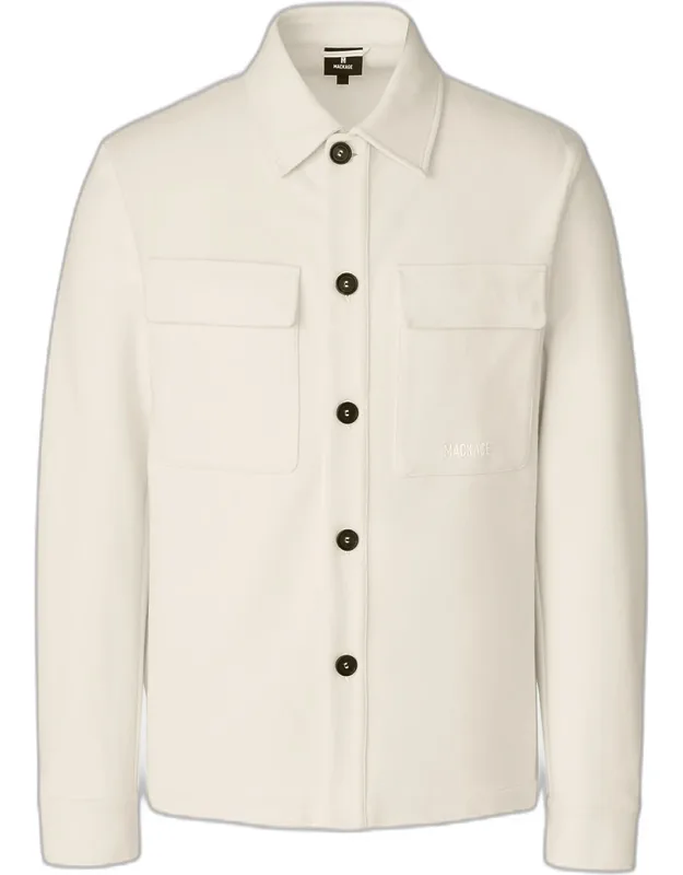 Porter-k Brushed Knit Shirt Jacket