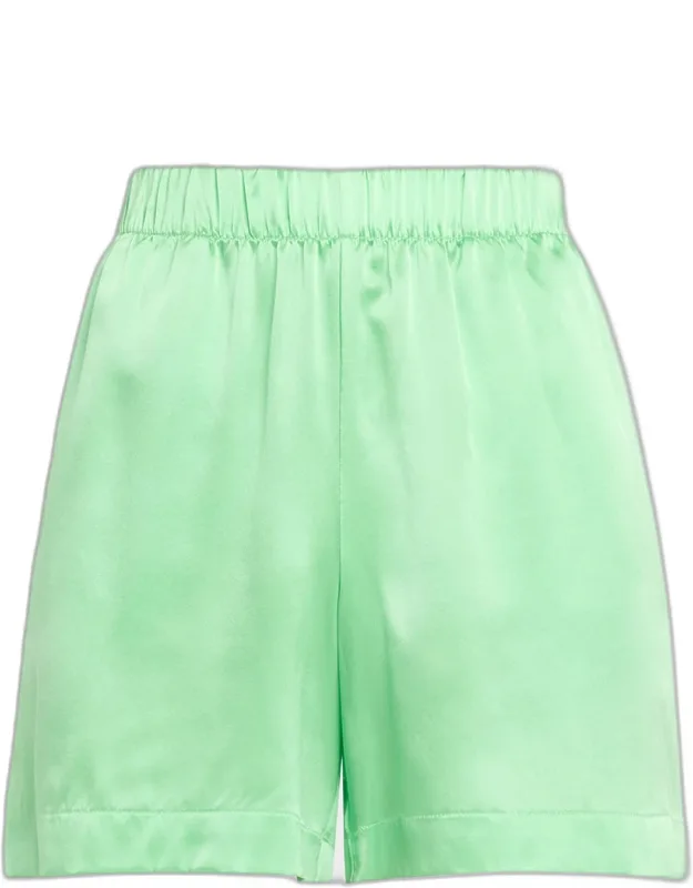 Pull-on Silk Shorts