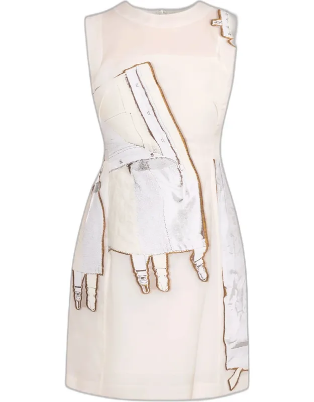 Fit-and-flare Mini Dress