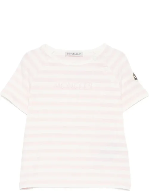 Striped-pattern T-shirt