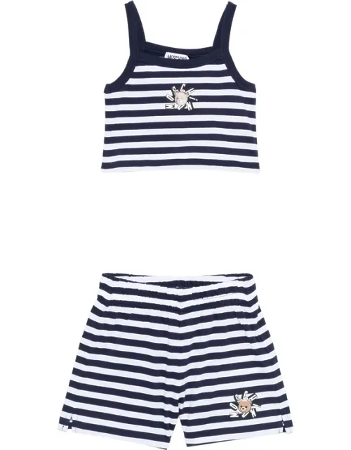Striped Shorts Set