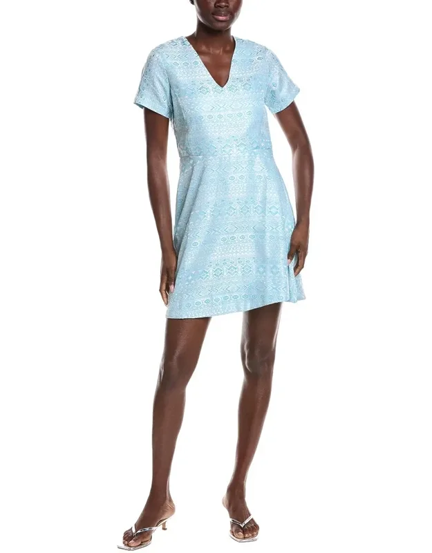 V-neck A-line Dress