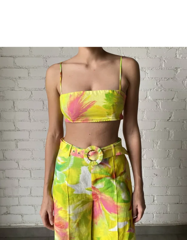 Mina Bandeau Square Neck Top