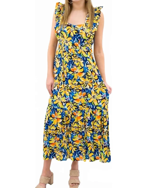 Tiered Midi Dress
