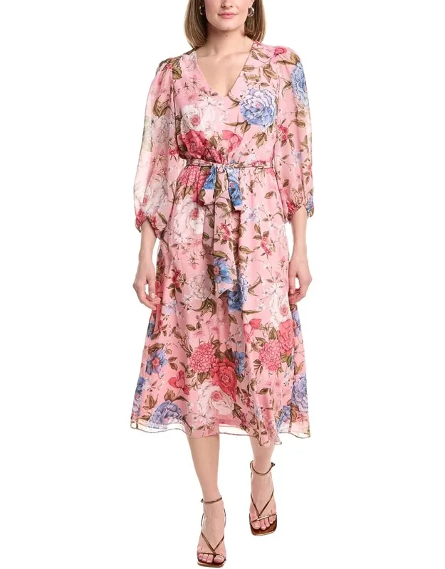 Printed Wrap Dress
