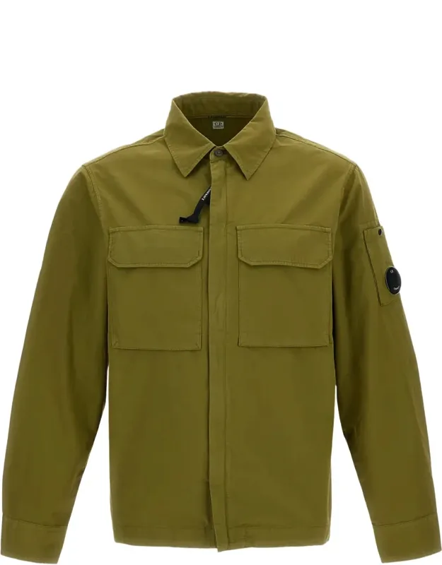 Zip Cotton Shirt Jacket