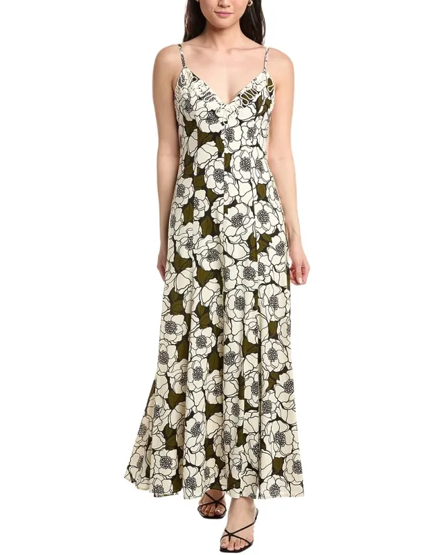 Linen-blend Dress