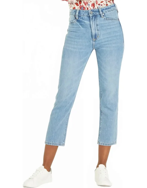 Frankie Super High Rise Cropped Straight Jeans