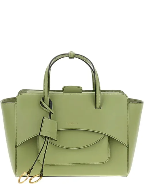 Flap M Leather Crossbody Bag