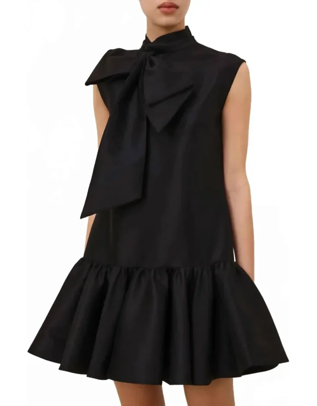 Hypnotic Bow Mini Dress