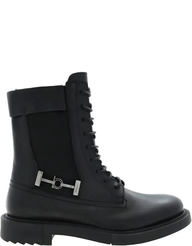 Leather Combat Boots