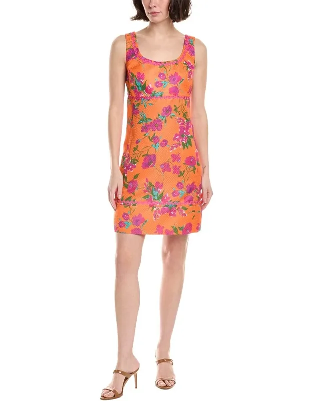 Sleeveless Pique Shift Dress
