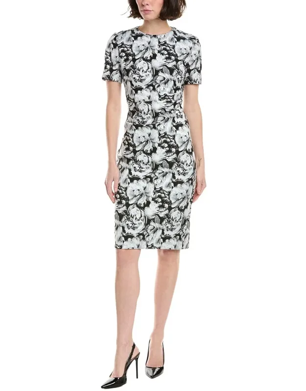 Floral Jacquard Dress