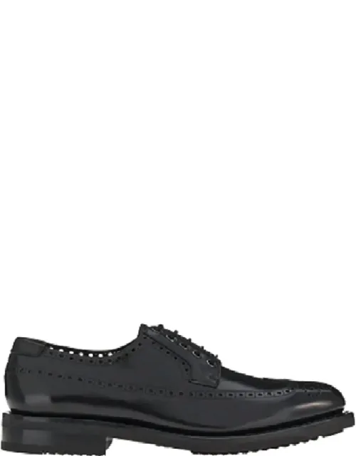 _derby Shoes With Premium Leather And Timeless Round Toe_