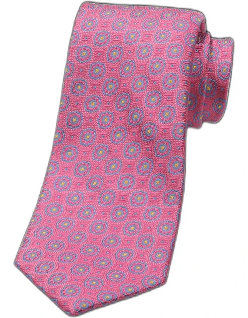 Medallion Woven Silk Tie