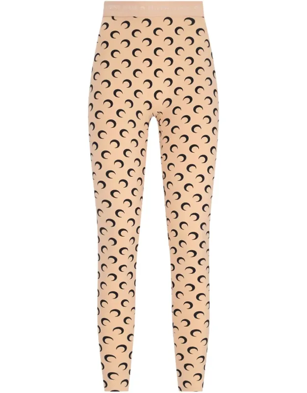 Moon Logo Stretch Leggings