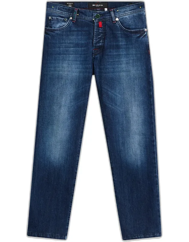 Slim-fit Dark Wash Jeans