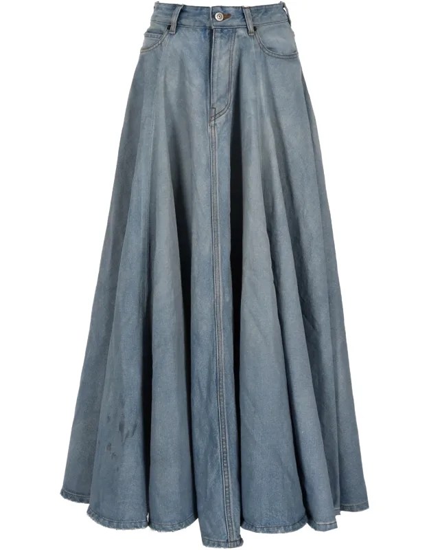 Long "godet" Skirt
