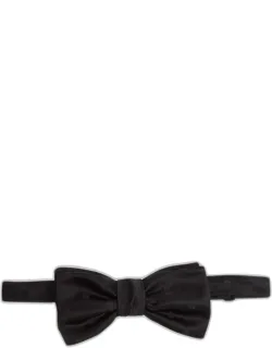 Skull Satin Jacquard Bow Tie