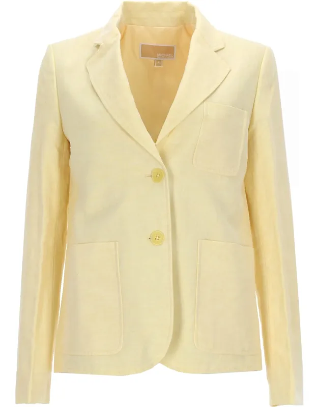 Single-breasted Linen Blazer