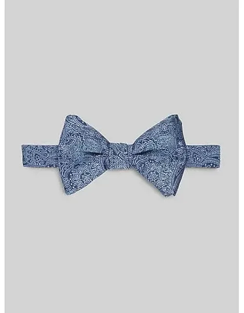 Etched Modern Paisley Pre-tied Bow Tie