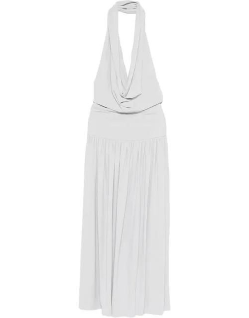Pleated Midi Dress