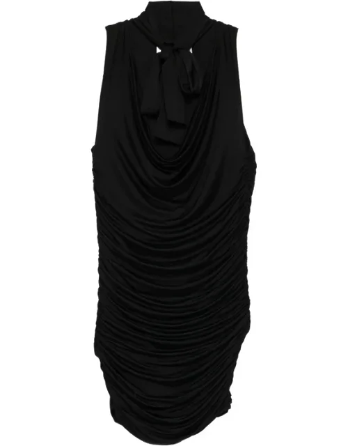 Brise Tie Draped Dress