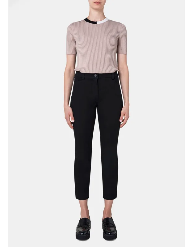 Maru Slim-legs Ankle Stretch Denim Pants