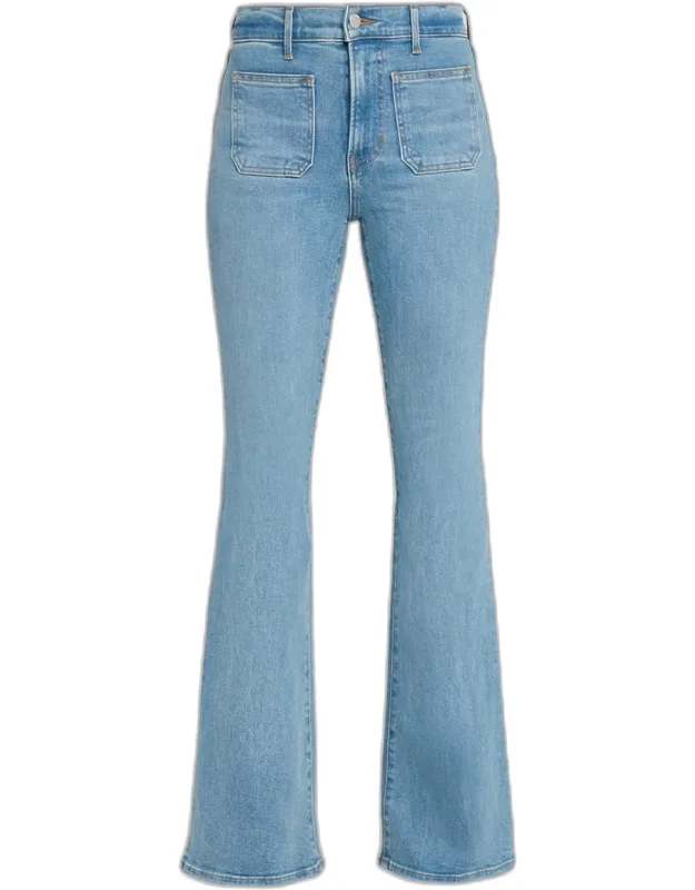 Beverly High-rise Skinny Flare Jeans