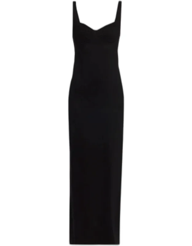 Sculpted Scuba Maxi Dress